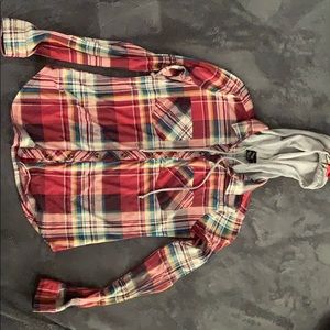 Hoodie flannel